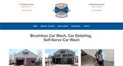 Desktop Screenshot of bowtiecarwash.com